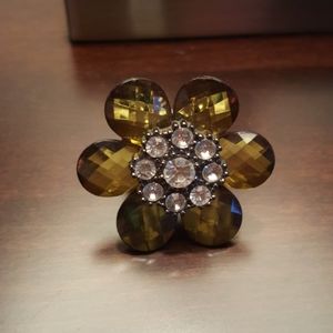 Statement flower ring